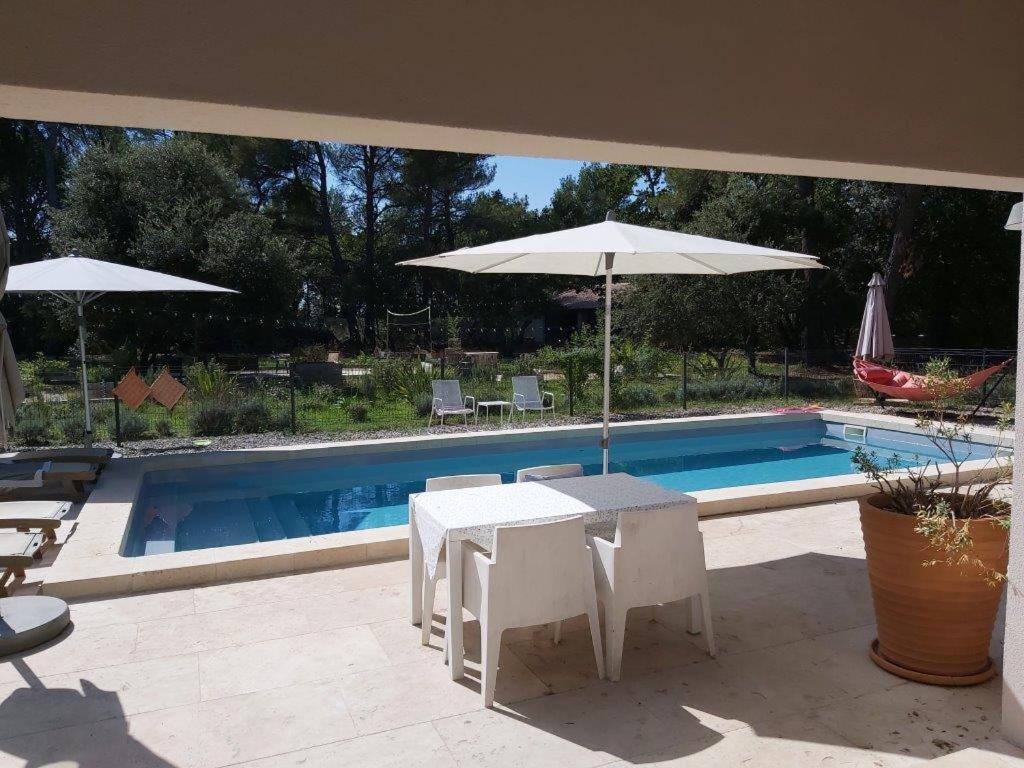 Gite Dans Les Pins Avec Piscine Villa มาซอง ภายนอก รูปภาพ