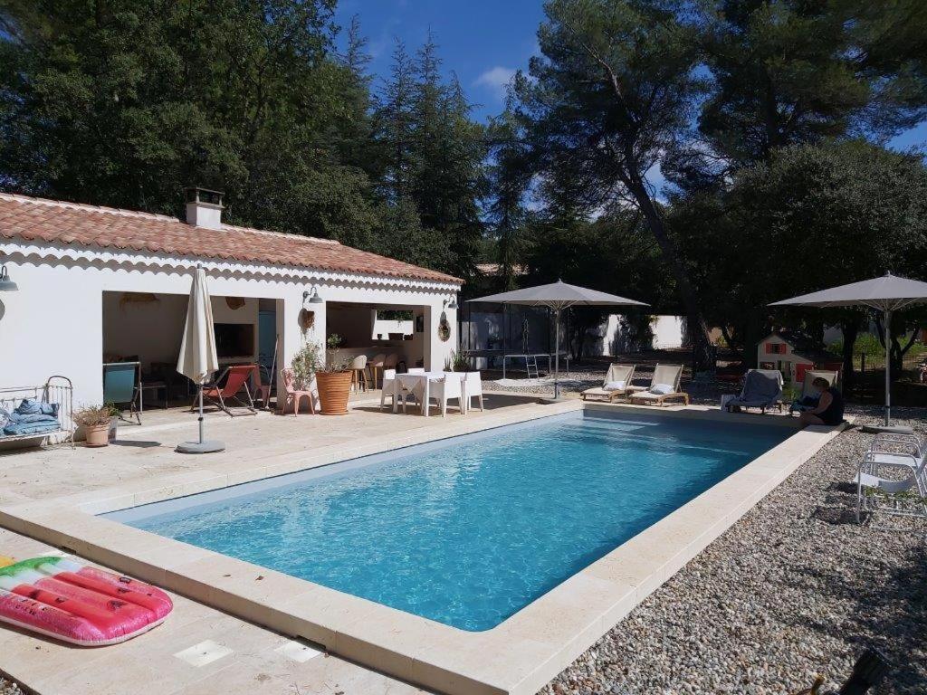 Gite Dans Les Pins Avec Piscine Villa มาซอง ภายนอก รูปภาพ